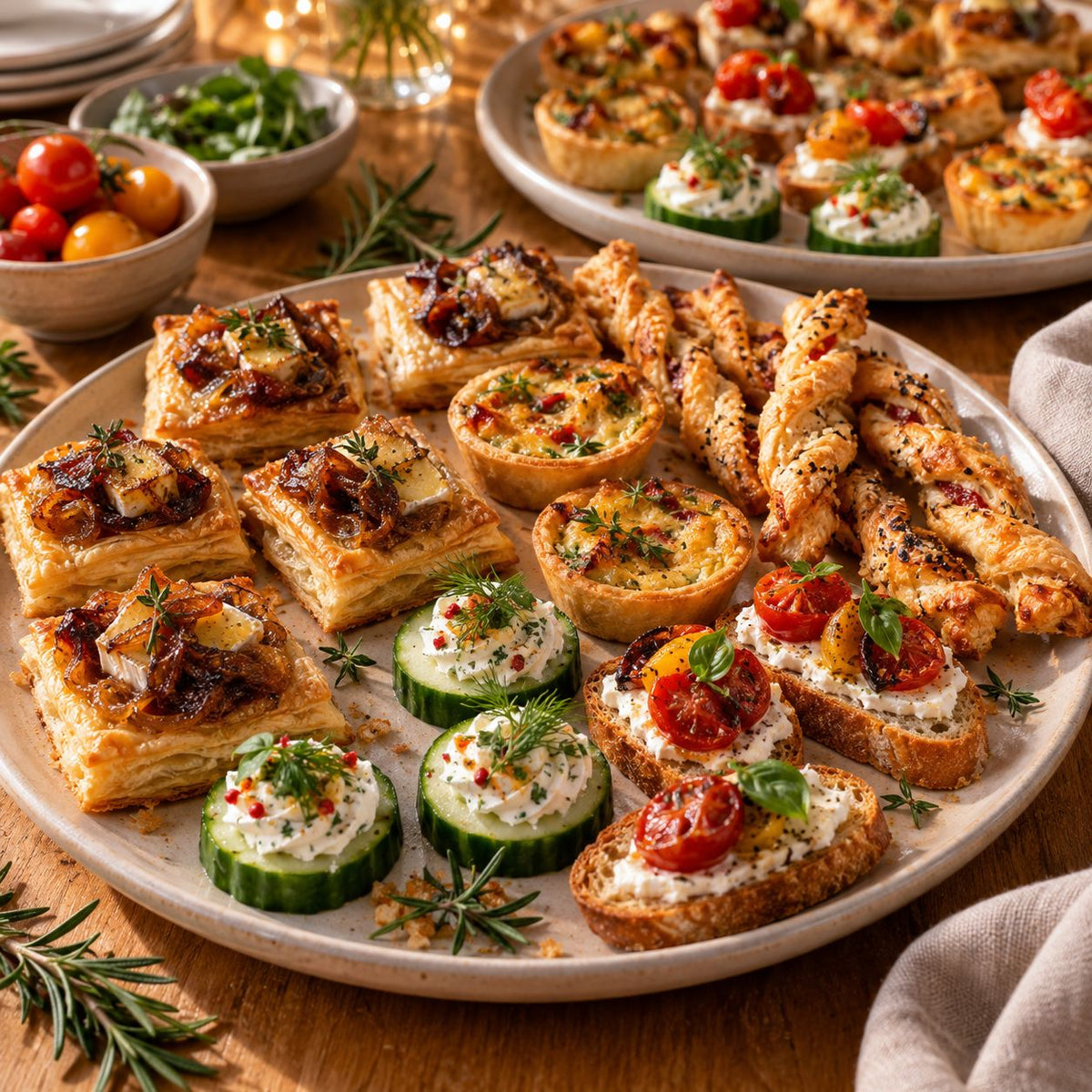 Festive Canapés & Snacks Cooking Demo